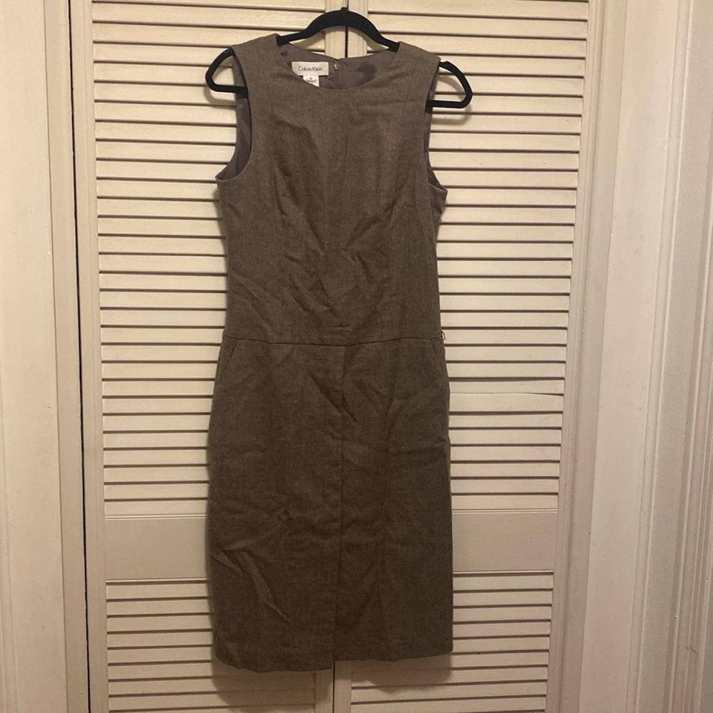 Gray casual dress